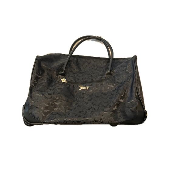 Juicy Couture Soft Shell Spinner Roller 22"x15"x8" Tote - Picture 1 of 9
